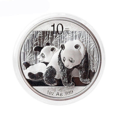 2010年熊猫普制银币